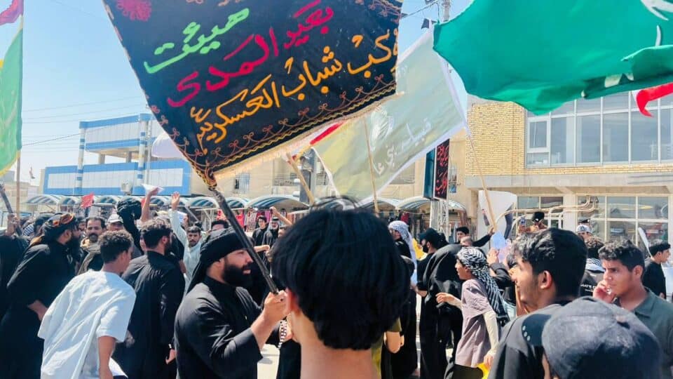 صورة من مقال: بالصور: تظاهرتان في سوق الشيوخ للمطالبة بالكهرباء والخدمات